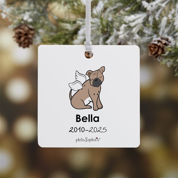 Personalized Bulldog Memorial Ornaments by philoSophie's - 25781