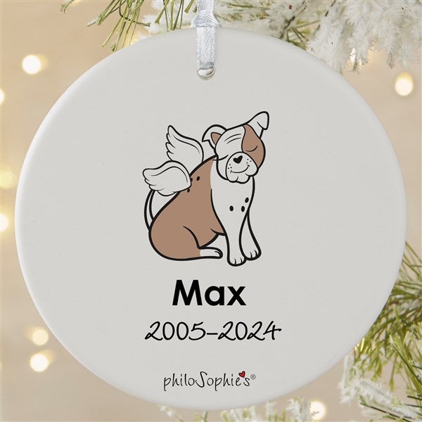 Personalized Bulldog Memorial Ornaments by philoSophie's - 25781