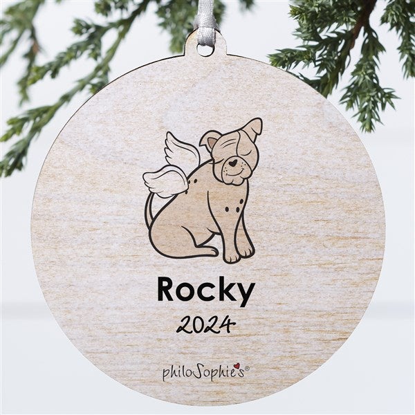 Personalized Bulldog Memorial Ornaments by philoSophie's - 25781