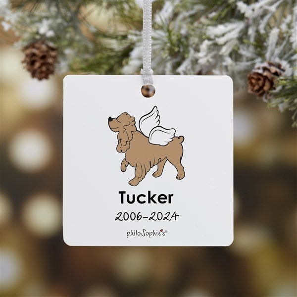 Personalized Cocker Spaniel Memorial Ornaments by philoSophie's - 25782