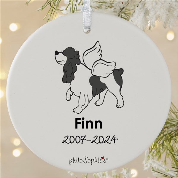 Personalized Cocker Spaniel Memorial Ornaments by philoSophie's - 25782