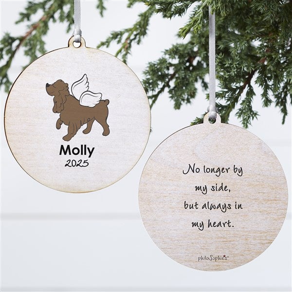 Personalized Cocker Spaniel Memorial Ornaments by philoSophie's - 25782