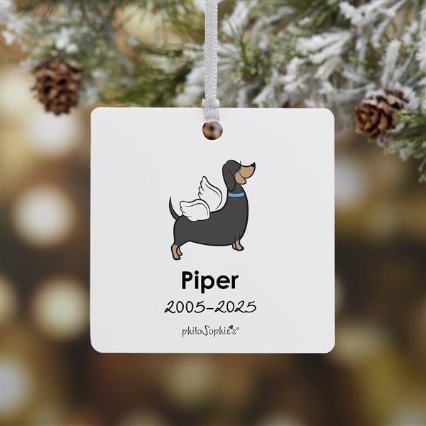 Personalized Dachshund Memorial Ornaments by philoSophie's - 25784