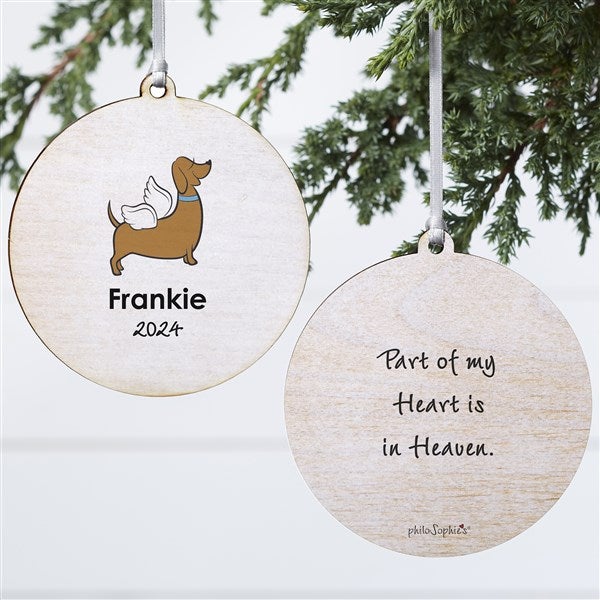 Personalized Dachshund Memorial Ornaments by philoSophie's - 25784