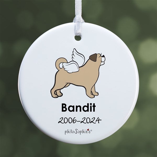 Personalized Puggle Memorial Ornaments by philoSophie's - 25785