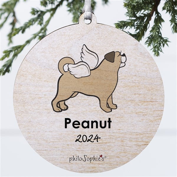 Personalized Puggle Memorial Ornaments by philoSophie's - 25785