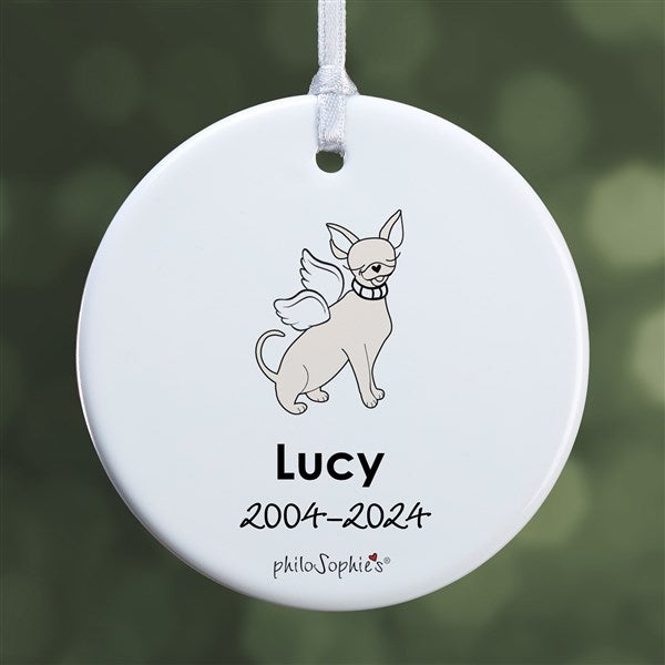 Personalized Chihuahua Memorial Ornaments by philoSophie's - 25787