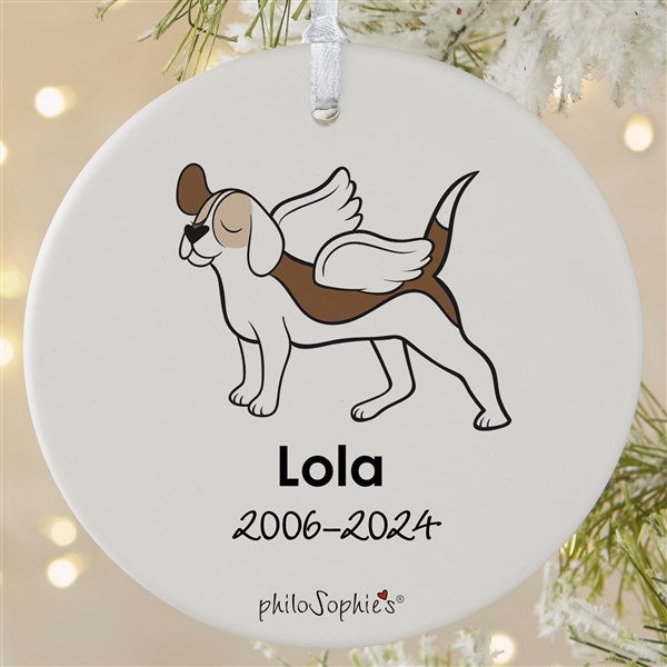 Personalized Beagle Memorial Ornaments by philoSophie's - 25789