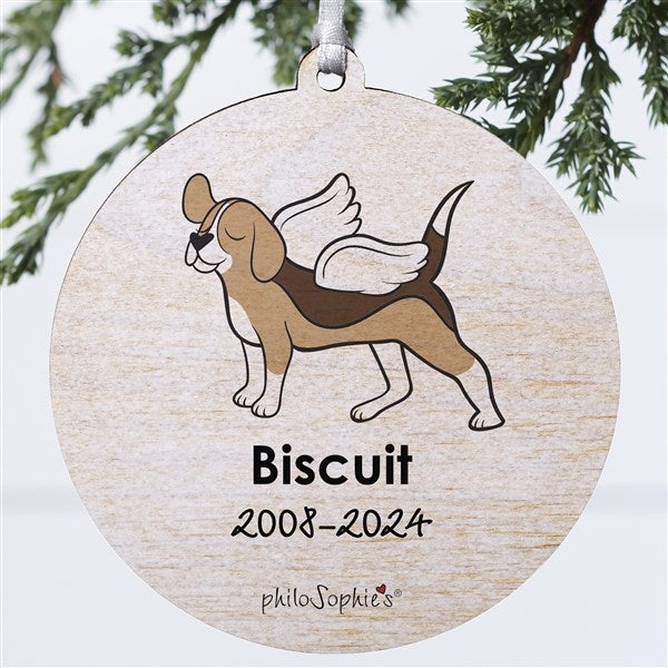 Personalized Beagle Memorial Ornaments by philoSophie's - 25789