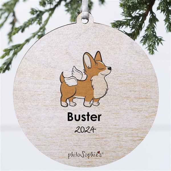 Personalized Corgi Memorial Ornaments by philoSophie's - 25790