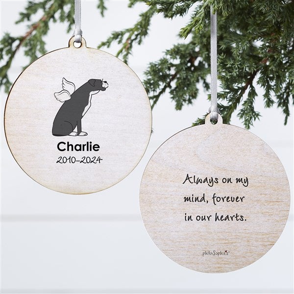 Personalized Boxer Memorial Ornaments by philoSophie's - 25792