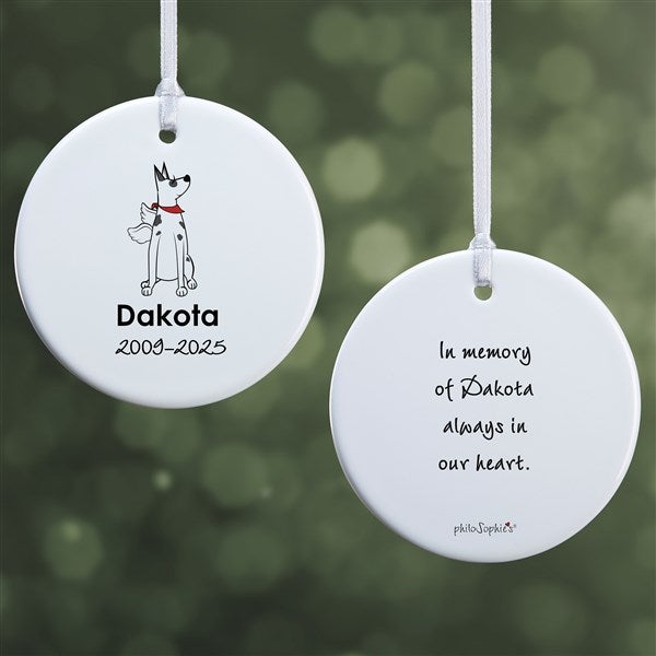 Personalized Great Dane Memorial Ornaments by philoSophie's - 25793