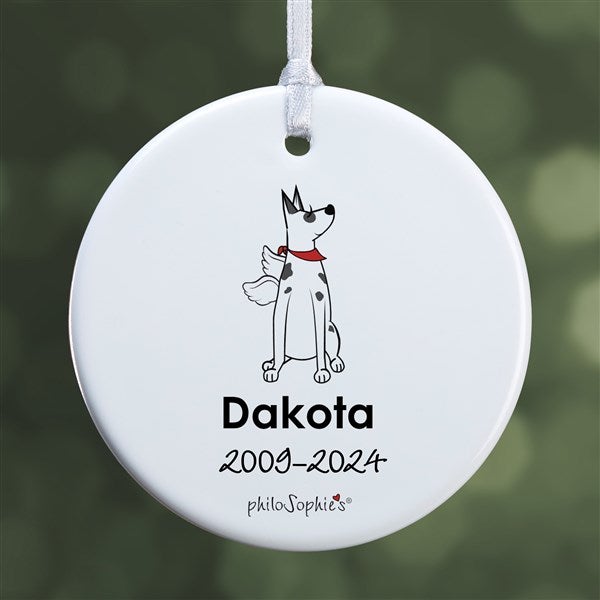 Personalized Great Dane Memorial Ornaments by philoSophie's - 25793