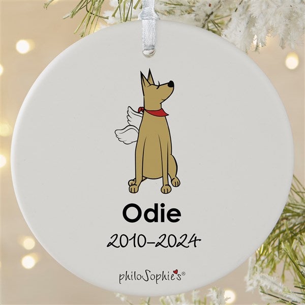 Personalized Great Dane Memorial Ornaments by philoSophie's - 25793