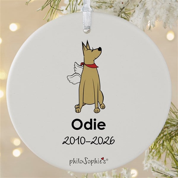 Personalized Great Dane Memorial Ornaments by philoSophie's - 25793