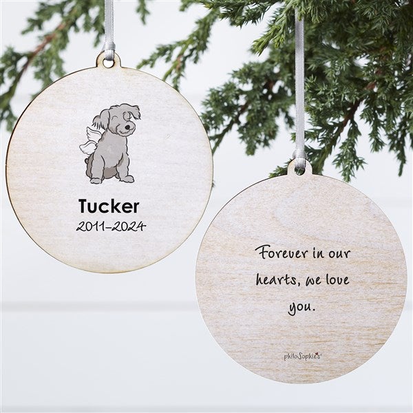 Personalized Yorkie Memorial Ornaments by philoSophie's - 25795