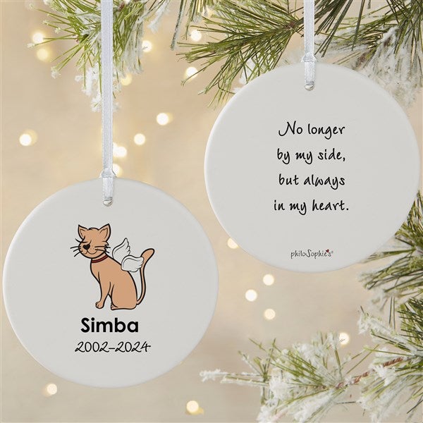 Personalized Cat Memorial Ornaments by philoSophie's - 25796