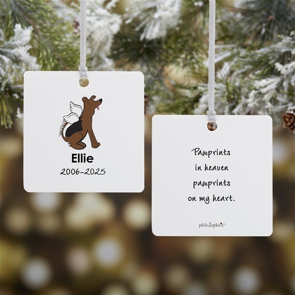 Personalized Shepard Dog Memorial Ornaments by philoSophie's - 25798
