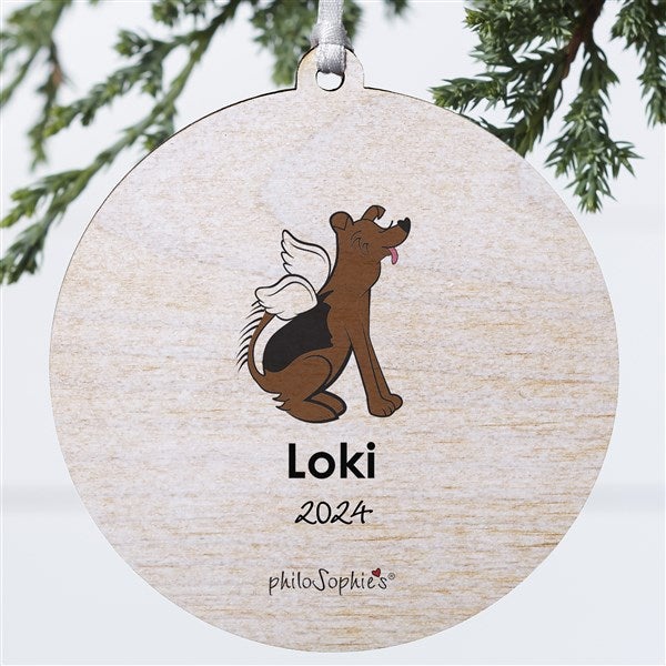 Personalized Shepard Dog Memorial Ornaments by philoSophie's - 25798