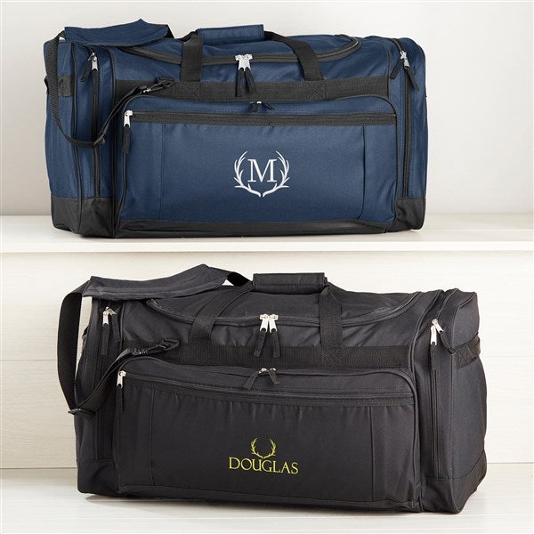 Woodland Custom Embroidered Duffle Bags