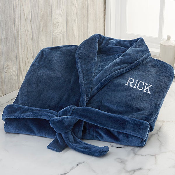 Personalized Luxury Fleece Robes For Him