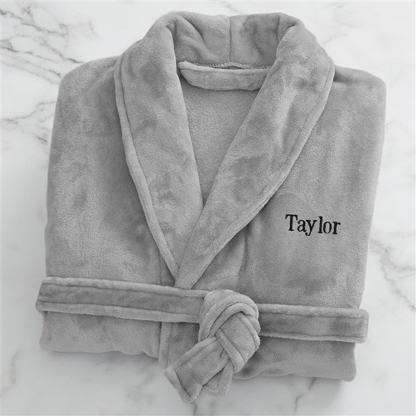 Personalized Luxury Fleece Robes For Him - 25873