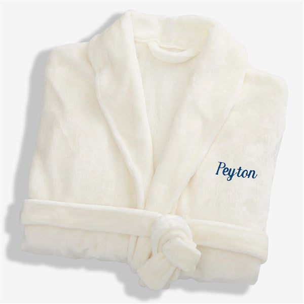 Personalized Luxury Fleece Bath Robes - 25874
