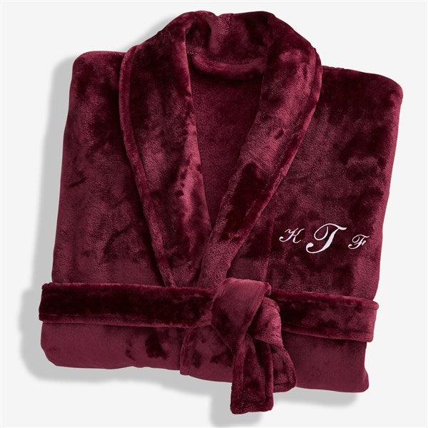 Personalized Luxury Fleece Bath Robes - 25874
