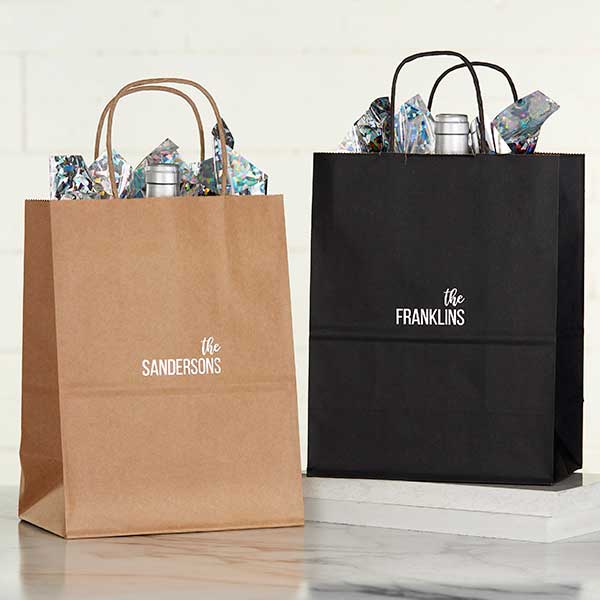 Basic Name Personalized Gift Bags - 25976D