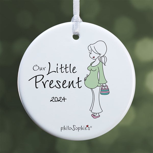 Ready To Pop Personalized Pregnancy Ornaments by philoSophie's - 25986