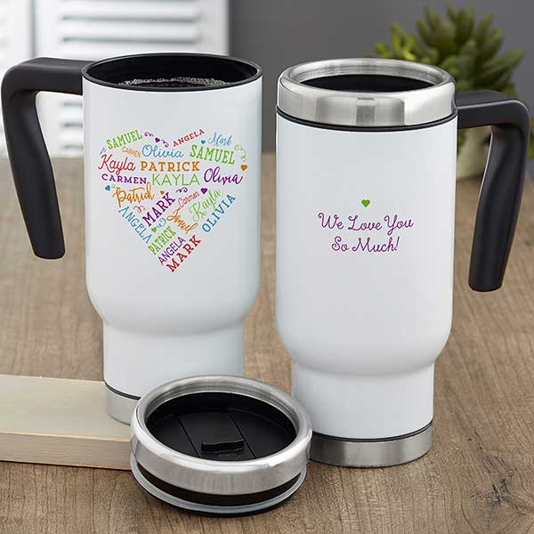 Close to Her Heart Personalized 14 oz Travel Mug - 26001