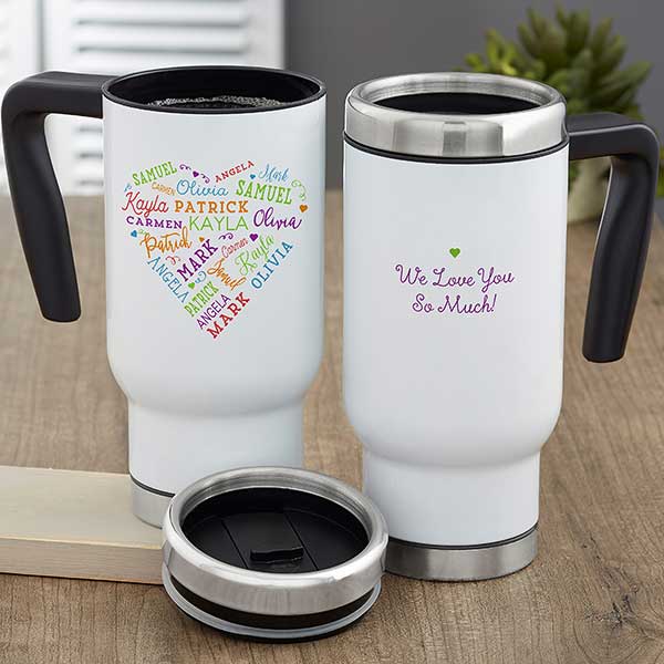 Close to Her Heart Personalized 14 oz. Commuter Travel Mug