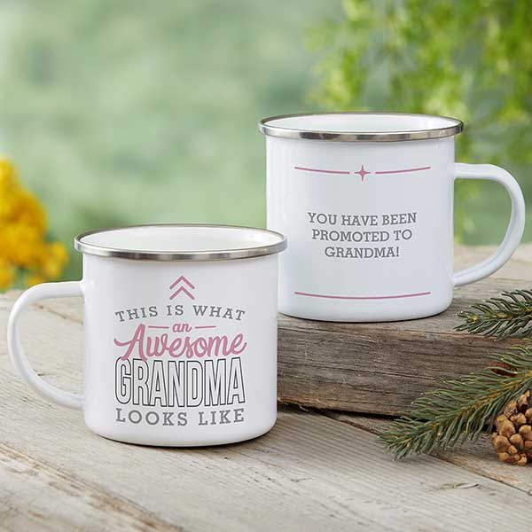 This Is What an Awesome Grandma Looks Like Personalized Camping Mug - 26007