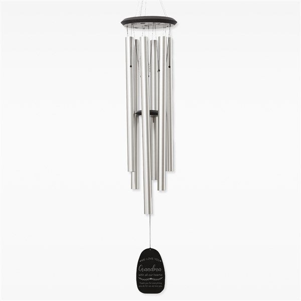 All Our Hearts Personalized Premium Wind Chimes for Grandma - 26033
