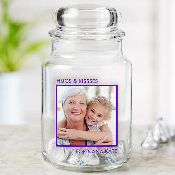 Personalized Photo Candy Jar for Grandma - 26067