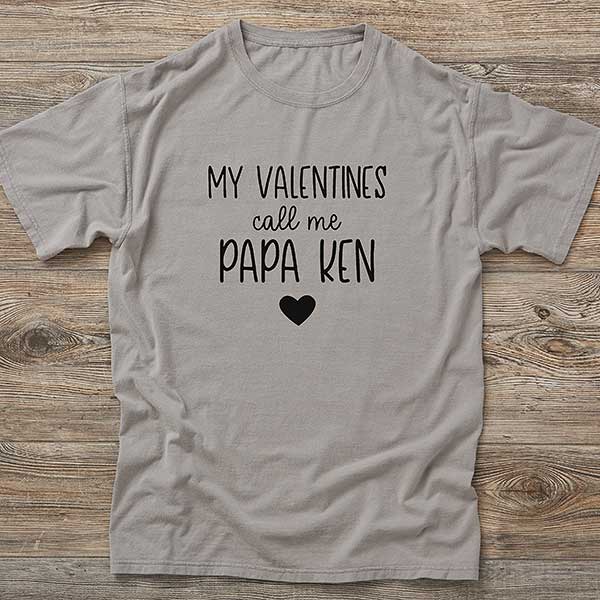 My Valentine Personalized Mens Shirts - 26084