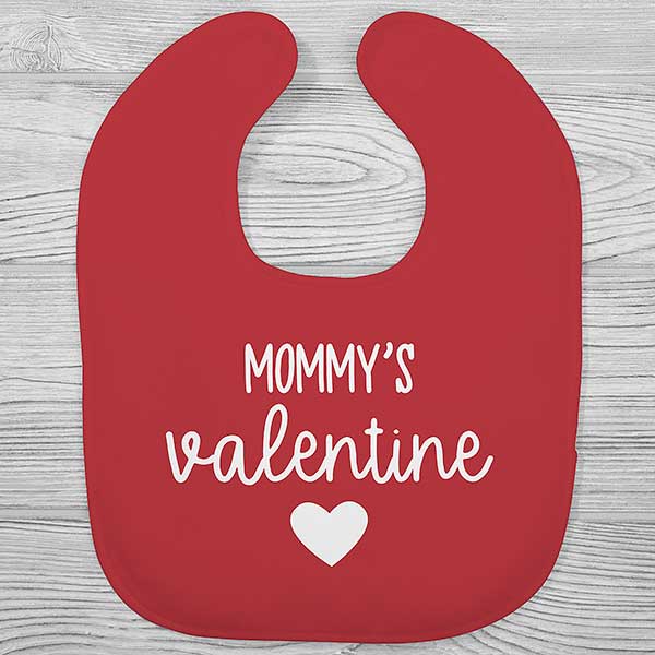 My Valentine Personalized Baby Bib