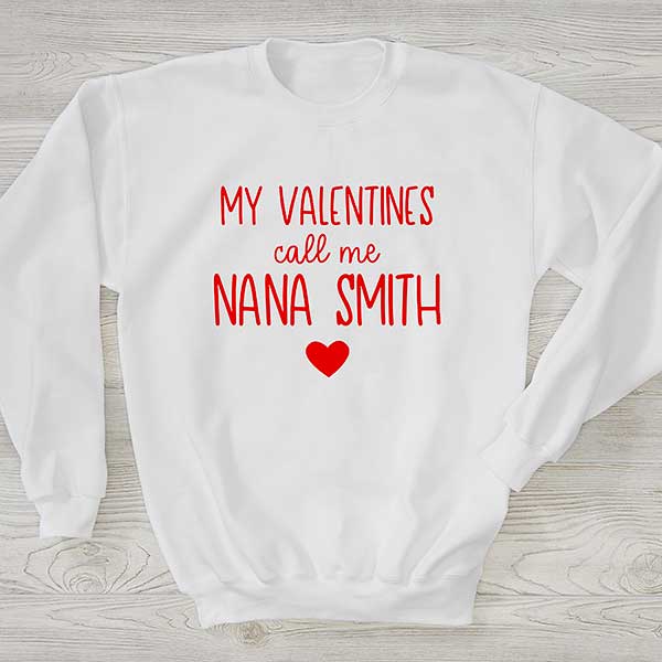 My Valentine Personalized Women's Sweatshirts - 26143