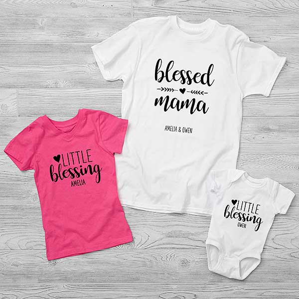 Little Blessing Personalized Mommy and 