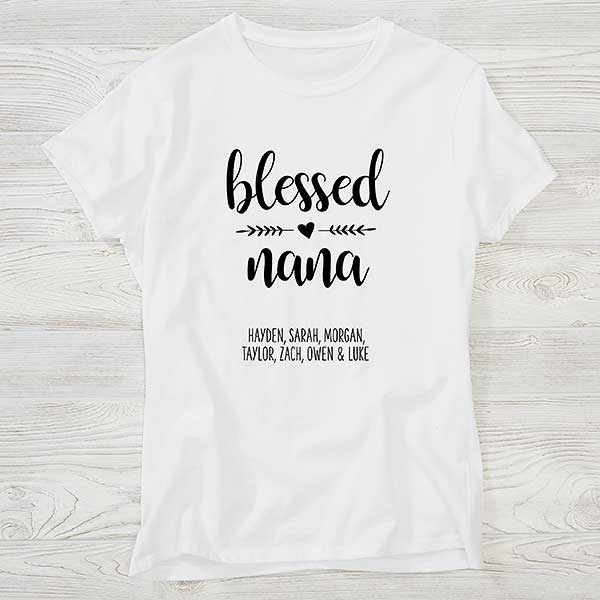 Blessed Grandma Personalized Shirts - 26160