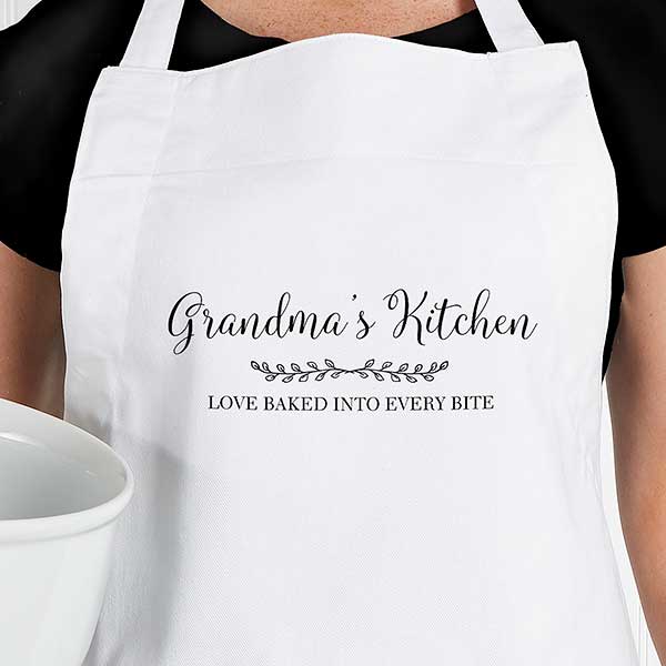 Personalized Grandma  Apron personalized custom apron. Custom Grandma Apron