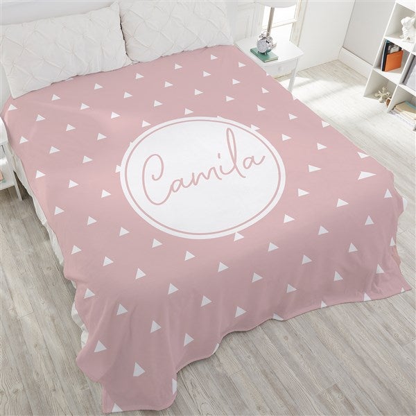 Simple & Sweet Personalized Baby Girl Blankets - 26200