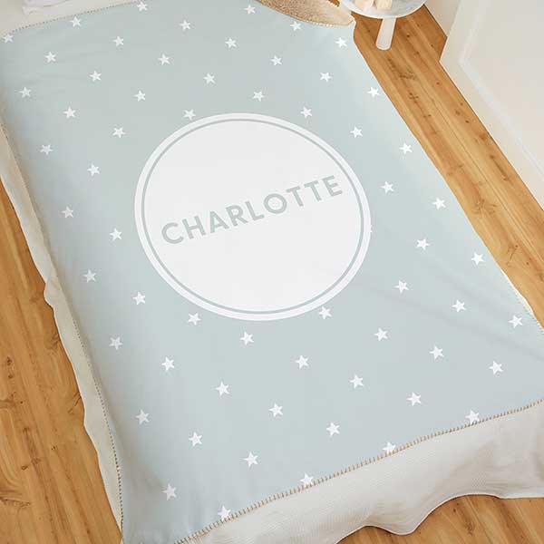 Simple & Sweet Personalized Baby Blankets - 26206