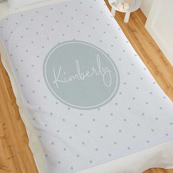 Simple & Sweet Personalized Baby Blankets - 26206