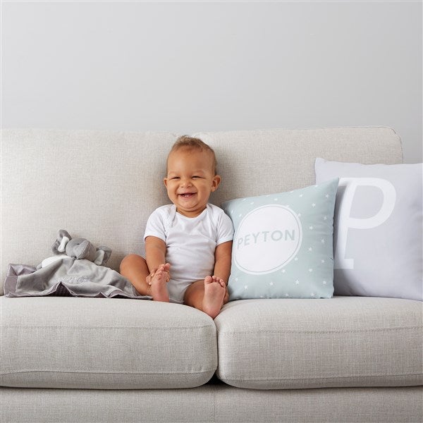 Simple & Sweet Personalized Baby Throw Pillows
