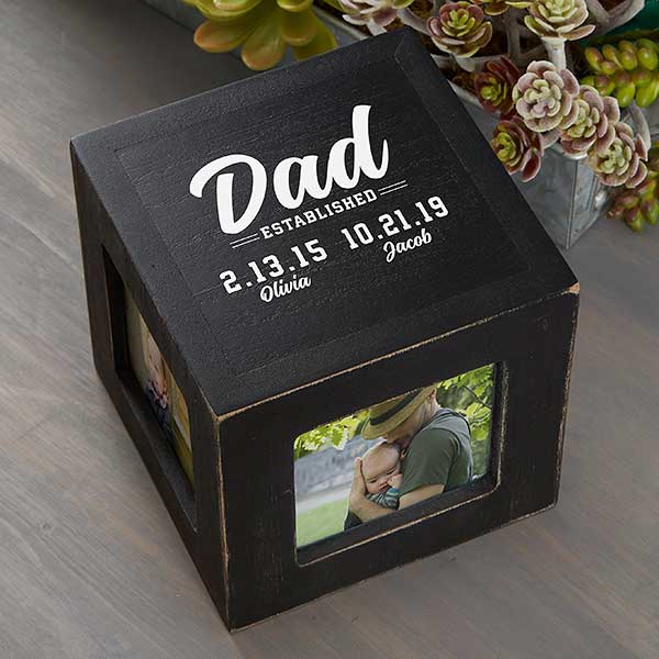 Established Personalized Photo Cubes - 26238