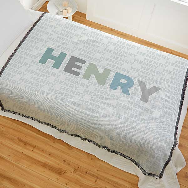 Delicate Name Personalized Baby Blankets - 26250