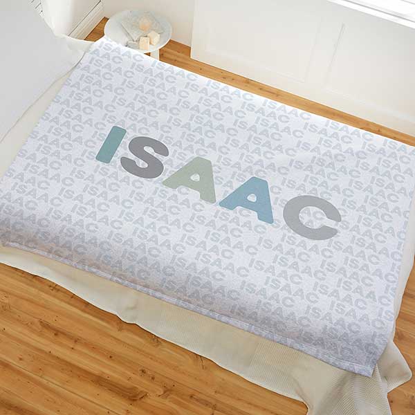Delicate Name Personalized Baby Blankets - 26250