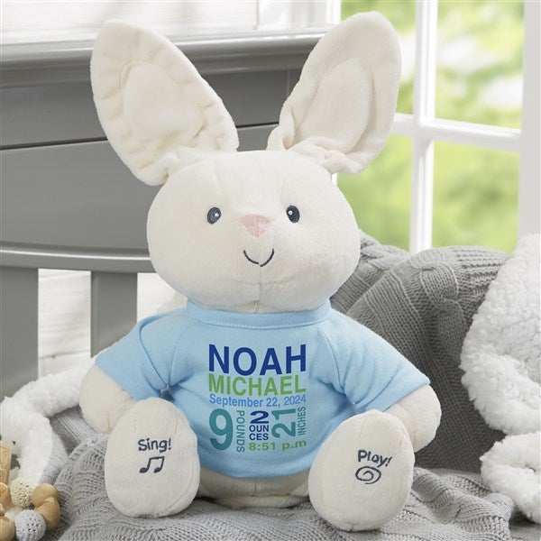 All About Baby Personalized Flora The Bunny by Gund - 26261