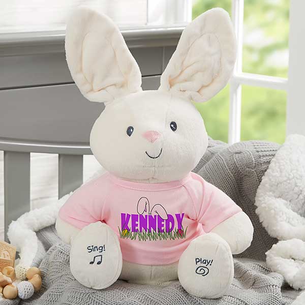 Ears To You Personalized Gund Flora Easter Bunny - 26265